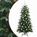vidaXL Kunstkerstboom met kerstbal 150 cm 150 LED's Warmwit PE & PVC
