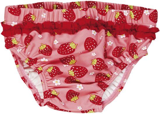 Playshoes Zwemluier Aardbei Rood Maat 74/80