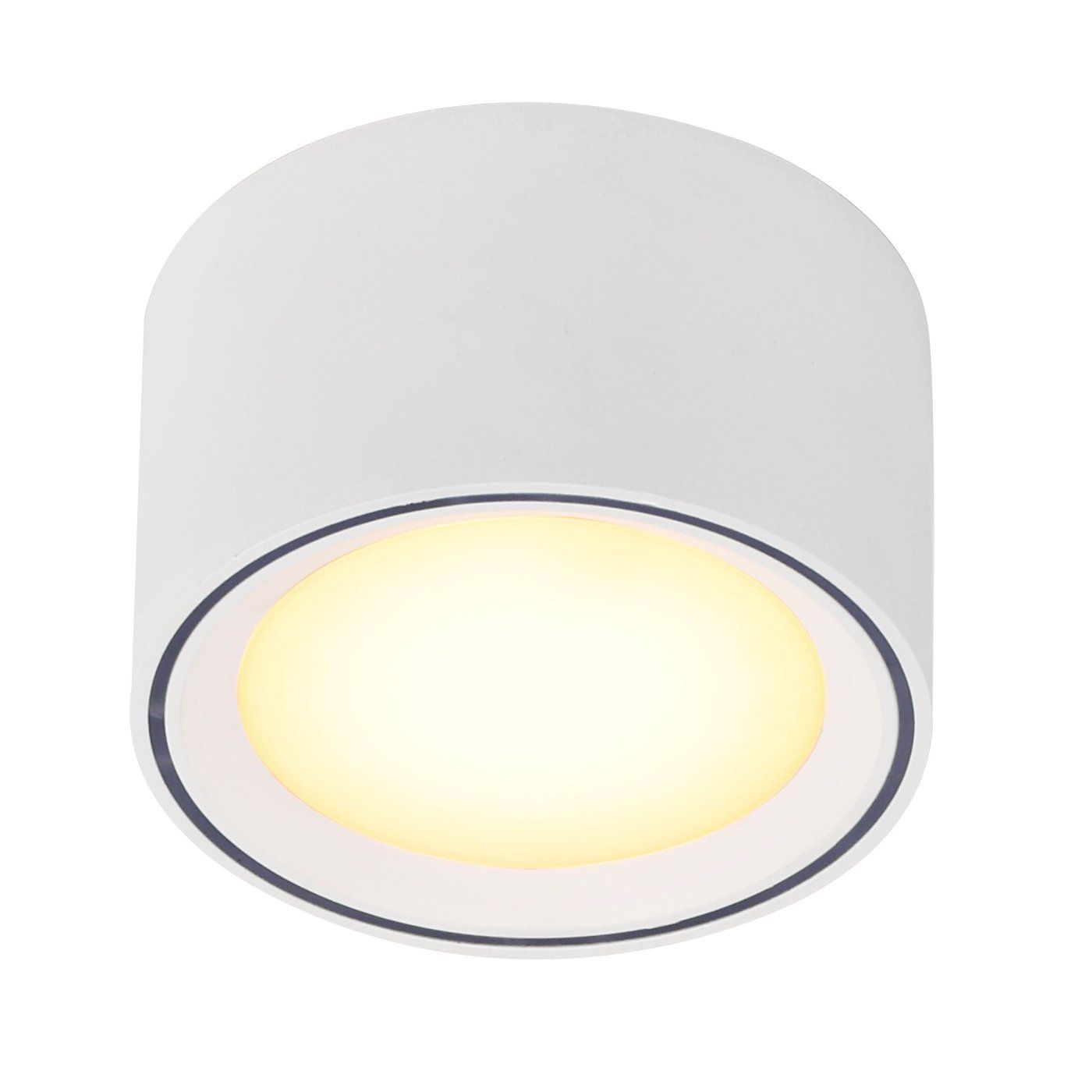 NORDLUX Fallon LED Opbouwlamp - Wit - Ø10cm - 8.5W - Dimbaar