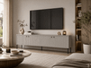 Irelia meuble TV-hifi 4 portes gris