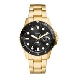 Fossil FS6035 Mannen Horloge 42 mm - Goudkleurig