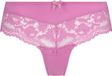 Hunkemöller Dames Lingerie Brazilian short Valencia - Roze - maat M