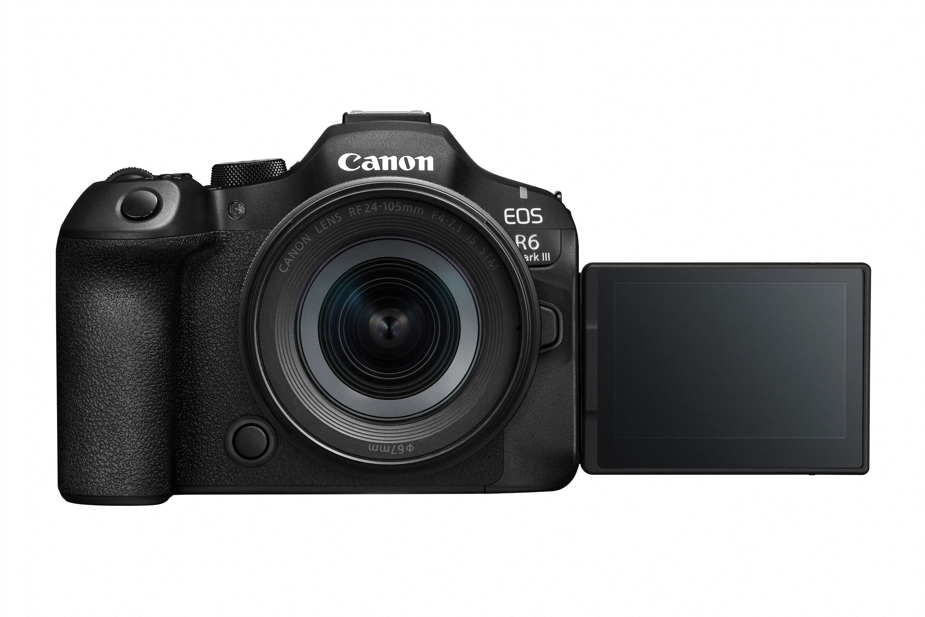 Canon EOS R6 Mark III + RF 24-105mm F4-7.1 IS STM MILC 32,5 MP Zwart
