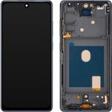 Samsung Écran avec écran tactile MP compatible avec Samsung Galaxy S20 FE G780, avec cadre, bleu marine.