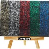 Cleopatre Glitterplakkaatverf 100 ml Zwart;Goud