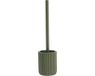 Tendance brosse WC avec support 101 series - vert - nervuré - Polyresin - 9 x 37 cm