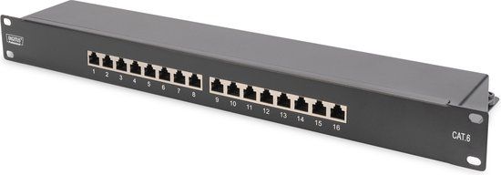 Digitus DN-91616S-B Patch Paneel - Zwart