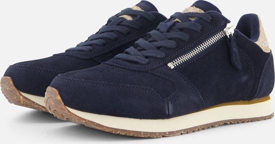 Woden Ydun Sneakers blauw Suede - Dames - Maat 37