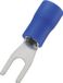 TRU COMPONENTS 737932 Vorkkabelschoen 1.50 mm² 2.50 mm² Schachtdiameter=4.3 mm Deels geïsoleerd Blauw 100 stuk(s)