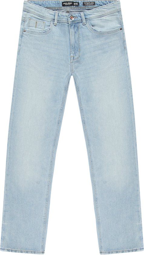 Cars Jeans Jeans Stapler Regular Fit Heren W34 x L30 Bleached Used