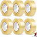 Ruban de hockey transparent - 2,5 cm x 25 m - PVC résistant à l'eau - pour chaussettes de hockey et grip de crosse