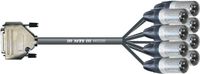 MUSIC STORE Studio Multicore/Pro 8/25-XLR 1,5m / D-Sub 25 > XLR male - Analoge multicore kabel