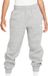 Nike K NSW CLUB FLC JGGR LBR Unisex Sportbroek - Grijs - Wit - Maat XS