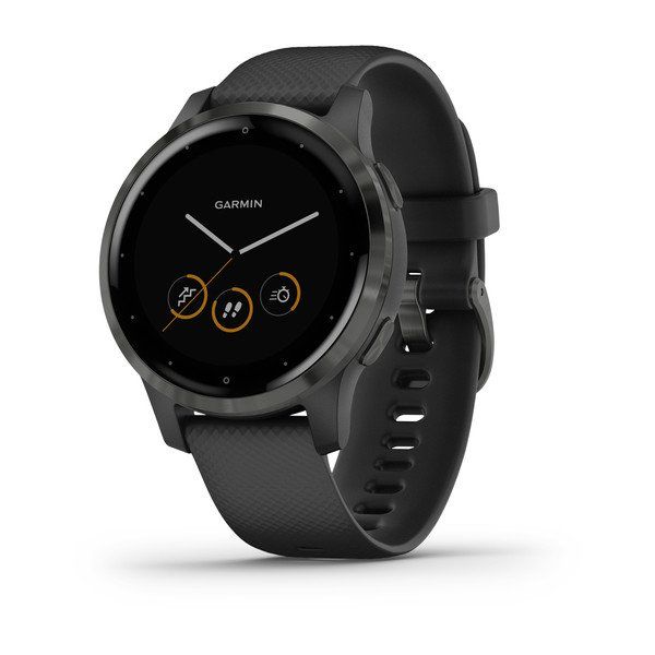 Garmin vívoactive 4S Smartwatch - 1.1" Display - GPS - Black