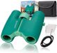 BRESSER JUNIOR Télescope enfant, robuste, grossissement 6x, vert, incluant sac
