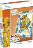 Lansay COLLECTION SEQUINS Simba, The Lion King Handgemaakte Activiteiten voor Kinderen vanaf 7 jaar