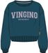 Vingino Noran Meisjes Sweater Petrol Blue Maat 128