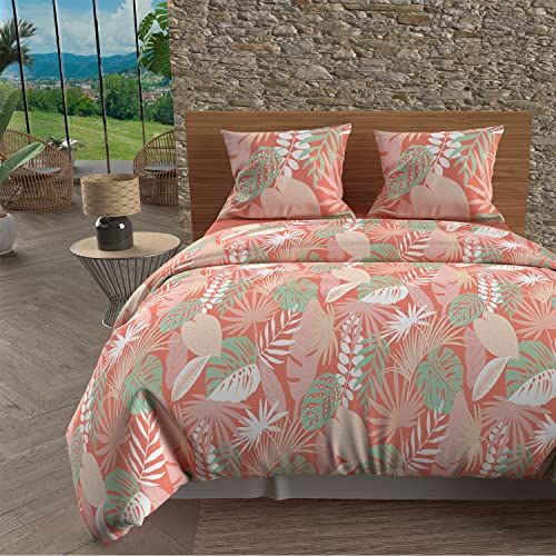 Soleil d'ocre Set Omslag 240x220 cm Tanzania Koraal