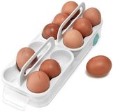 Joseph Joseph FridgeStore Porte-œufs pour réfrigérateur pour 12 œufs, avec poignée et roulettes