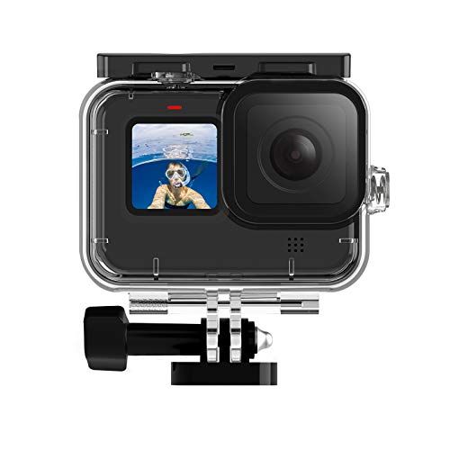 Telesin Waterdichte behuizing Case voor GoPro Hero 10 9 Zwart - 50M Onderwater Duiken - Transparant Beschermhoes Shell met Quick Release Mount voor Action Camera
