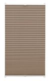 GARDINIA Easyfix Plissé rolgordijn ondoorzichtig om te bevestigen met 2 bedieningsrails taupe 40 x 130 cm (B x H)