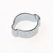 Mega Dubbel oor klem staal gegalvaniseerd 13 mm x 15 mm 7,5 mm, per 10 stuks