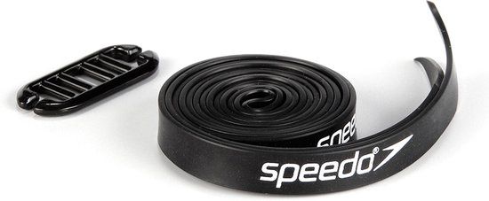 Speedo Silicone Strap Branding - black