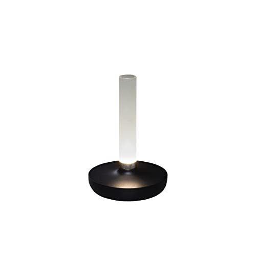 KONSTSMIDE Accu-LED vaas Biarritz zwart | indoor / outdoor | 7827-753