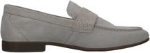 Bugatti Leren loafers lichtgrijs