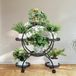 Rakmishop Metalen Plantenstandaard 6 Laags Zwart