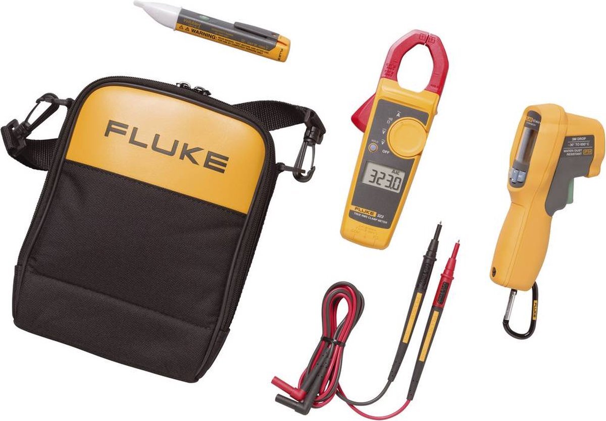 FLUKE 4296076 Stroomtang, Multimeter Digitaal CAT III 600 V, CAT IV 300 V Weergave (counts): 4000