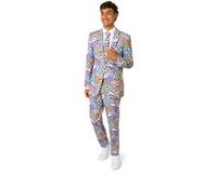 OppoSuits Monopoly Mannen Pak - Heren Kostuum - Meerkleurig - Maat 54