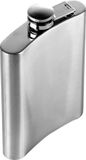 Heble® Premium RVS Heupfles met Schroefdop - 200 ml - Zilver