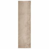 vidaXL - Middelpolig - zacht - en - wasbaar - tapijt - HUARTE - Zand - 1000 - x - 80 - cm