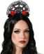 Atosa Halloween/horror verkleed diadeem/tiara hoedje - queen/princess - kunststof - dames/meisjes