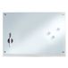 Zeller 11600 memobord, glas, wit, ca. 60 x 40 x 2 cm