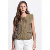 JANSEN Amsterdam bodywarmer olijfgroen