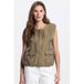 JANSEN Amsterdam bodywarmer olijfgroen