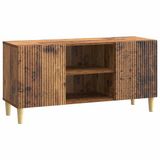 vidaXL TV-kast 102 x 34,5 x 50 cm Oud hout Bewerkt hout