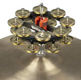 Rhythm Tech RT7423 Hat Trick G2 messing beschermhoezen, twee rijen, zilverkleurig