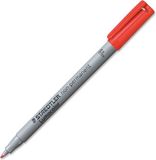 STAEDTLER Lumocolor Foliestift, rood, F-punt, 10 stuks