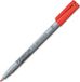 STAEDTLER Lumocolor Foliestift, rood, F-punt, 10 stuks