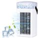 Ventilateur de bureau portable CF-002T - Alimentation USB, commande tactile, réservoir d'eau de 480ml - Blanc