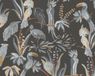 Living Walls BLADEREN EN VOGELS BEHANG | Jungle - zwart grijs beige oranje - A.S. Création House of Turnowsky