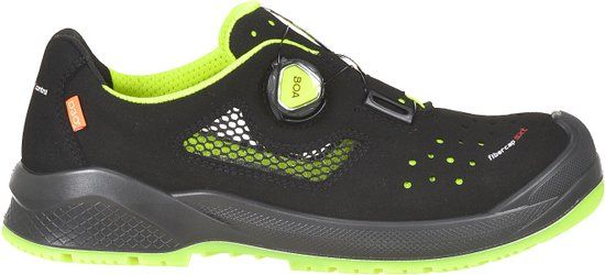 Sixton Slancio BOA 43458-02 S1P - Zwart/Geel - Maat 45