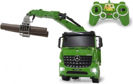 Jamara 1:20 RC Boomstam Truck Mercedes-Benz Arcos - 2.4GHz - Groen