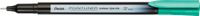 Pentel Pointliner colour S40 Fineliner - dye ink, 0,4 mm, zeegroen (12 stuks)