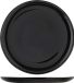 H&H Set van 6 Pizzaborden, Premiere, Zwart Opaalglas, 32 cm