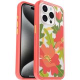 OtterBox Symmetry Clear MagSafe Hoes voor iPhone 15 Pro, Quilted Poppies