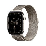 Apple Watch Series 12 GPS + Cellular 46mm - Natural Titanium Case Milanese Loop M/L Smartwatch